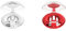 VONMÄHLEN allroundo All-in-One 6-in-1 Ladekabel (Weiß) & allroundo All-in-One 6-in-1 Ladekabel mit 5 Anschlüssen - Micro-USB, USB-C - Für Handy & Mobile Endgeräte (Rot)
