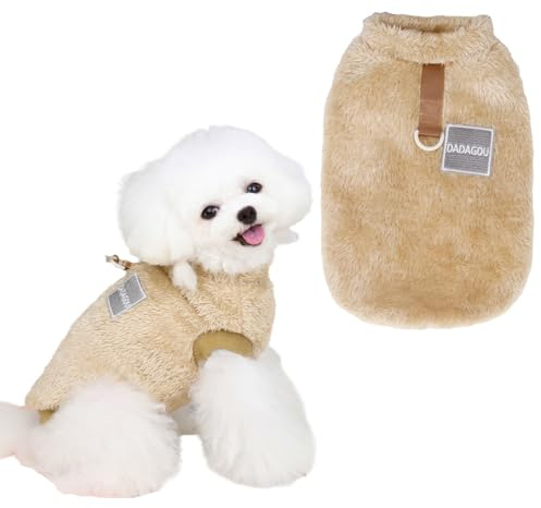 Abrigo Perros,Abrigo Perro PequeñO Ropa Perro PequeñO,Ropa para Gatos,Abrigos Perro Mediano Ropa para Perros PequeñOs,Ropas Perro Chihuahua Ropas De Invierno para Interiores y Exteriores,Marrón X