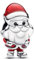 PANDORA Moments Verspieltes Weihnachtsmann Charm aus Sterling Silber, Kompatibel Moments Armbänder, 793593C01