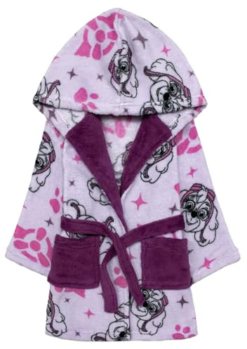 PAW PATROL Mädchen Bademantel | kuschliger Morgenmantel | Coral Fleece | mit Kapuze und Skye Motiv Gr. 98 128 (DE/NL/SE/PL, Numerisch, 116, Regular, Rosa)