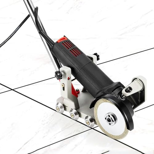 Nettoyeur de joints de carrelage,ouvre-joints de carrelage, machine à joints de carrelage en céramique,outil de construction de joints esthétiques avec lame de scie épaisse de 4 x 1,2 po, kit d'outils