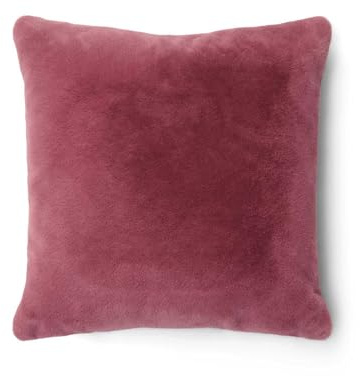 ESSENZA Dekokissen Furry Mauve, 50x50 cm - 100% Polyester - Uni
