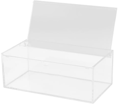 VICASKY Boîte transparente avec couvercle - Organisateur de linge transparent pour lessive et lingettes de sèche-linge - capacité - Polyvalent - Pour garder votre buanderie bien rangée