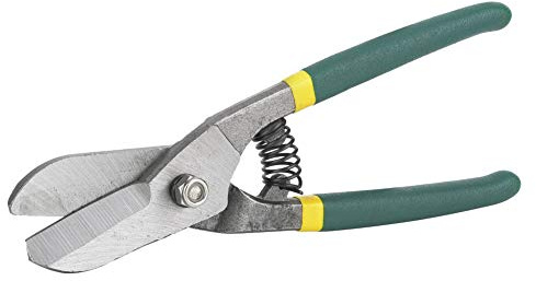 ZJchao Tin Snips, Sheet Metal Cutter Tin Snips for Cutting Metal Sheet, Germany Type Manual Steel Shears Cutting Scissors Cutters for, Aluminum (20.3cm/8in)