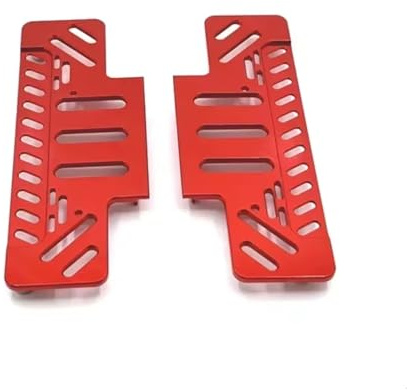 Chasis Marco Rc Para MN128 MN86 G500 1/12 Pedales Metal Coches RC Control Remoto Y Vehículos Orugas Accesorios Mejoras Repuesto(Red)