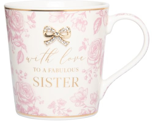 Lesser & Pavey Madelaine by Hearts Design Madelaine Sister Mug 350ml for Coffee, Tea and Hot Drinks | Fine China Coffee Mugs for Daily Use | Practical Drinkware Gifts for Women & Men