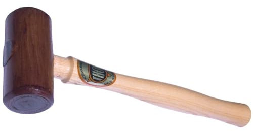 Thor 108 Rawhide Mallet Size 0, Brown