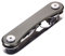 TROIKA CLEVER KEY – KCL81/TI – Schlüssel Organizer für max. 6 Schlüssel – Key Organizer, kompakter Schlüsselbund– 6 Zusatzfunktionen – Flaschenöffner – Karabinerhaken – TROIKA-Original