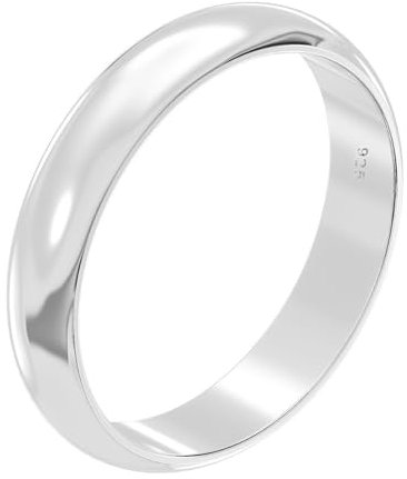 Aeon 925 Sterling Silver Court Wedding Ring – 3mm & 5mm | Comfort Fit for Men & Women | Sizes J-Z | Premium Quality for Life's Special Moments