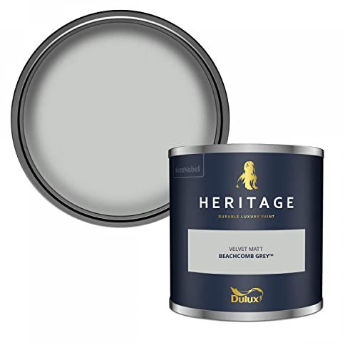 Dulux Trade Heritage Velvet Matt Emulsion Beachcomb Grey (1 Litre)