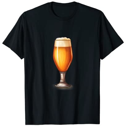 Buveur de bière en verre tulipe T-Shirt