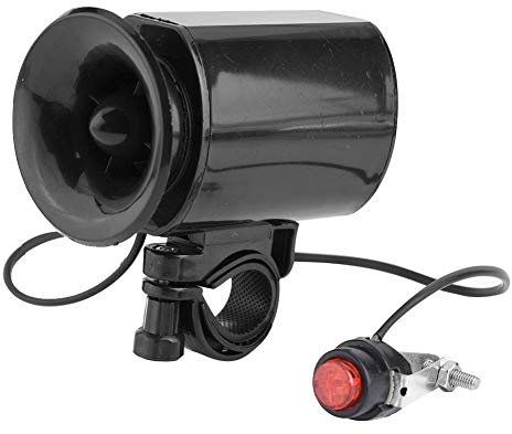 VOBOR Vélo Sonnette Électrique, 120dB Klaxon Vélo Puissante Électronique, 6 Modes de Sonnerie, Accessoire Velo pour Guidons de Environ 22mm