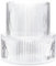 KAYLETIN Glass Vase, Ribbed Vase for Flowers, Flower Vases for Tulips, Fluted Clear Vases for Living Room, Dining Room, Bedroom, Shelf, Wedding, Office, Coffee Table, Birthday, 19CM
