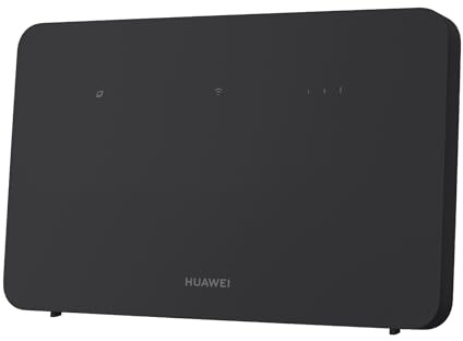 HUAWEI 4G CPE 5, B636, LTE WLAN Router with 400 Mbps, Wi-FI 6.4G Nano SIM Slot Unlocked, No Configuration Required, Connect 128 Devices, Visualized WLAN Diagnosis, Noir