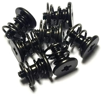 Fläktskruvar M2-skruvar for PC-fläkt grafikkort moderkort 10-pack svarta flera storlekar(M2 x 10.35)
