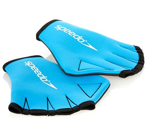 Speedo Trainings-Geräte Hilfen I Aqua Glove, blau/grau, S, 8069190309
