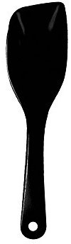 WACA 0137 Servierlöffel Küchenhelfer Mehrwegartikel 260 mm, Farbe:schwarz