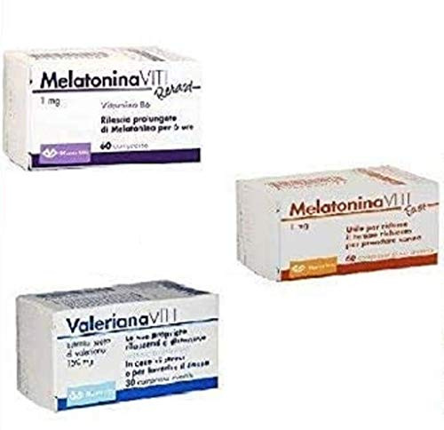 1 Melatonina Retard 1 mg + 1 Melatonina Fast 1 mg + 1 Valeriana Marco Viti 60+60+30 Cpr Mgliorano la qualità del Sonno