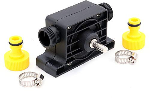 NUZAMAS Pompe à Eau de Forage, Auto-amorçante, Pompe électrique à perceuse électrique avec raccords Rapides de Tuyau d'eau, adaptée pour Aquarium, Aquarium, étang, statuaire, Fontaine de Jardin