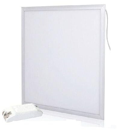 DISCORAMA PANNELLO LED 60X60 AD INCASSO SILVER BIANCO 48W, PLAFONIERA AD INCASSO LED LUCE BIANCA NATURALE 48W, LUCE DA SOFFITTO PLAFONIERA ULTRASOTTILE