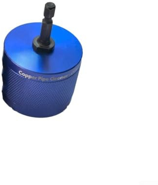Ensemble de nettoyeur de tuyaux en aluminium et cuivre avec brosses remplaçables en acier inoxydable pour tuyaux de 2 et 3/4 - Outils de nettoyage de tubes alimentés par perceuse de 30,5 cm et 86,4