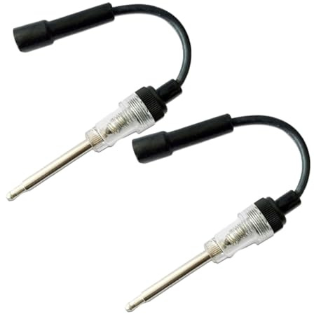 HAPINARY Tester di Accensione per Auto 2 Pezzi Due Fori, Strumento Diagnostico per Bobina e Candele, Materiale Metallo e Plastica, per Verifica Circuito di Accensione