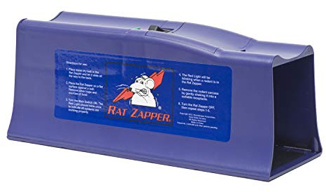 Victor Rat Zapper Classic Indoor Electronic Mouse and Rat Trap - 1 Electric Trap - RZC001-4 - Kill Up To 20 Rats - Easy to Use - LED Light Catch Alerts - Humanely Kill Mice and Rats - No See, No Touch