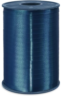 C.E. Pattberg AMERICA Gift curling Ribbon dark blue, 546 yards of balloonribbon for Gift Wrapping, 0.2 inches width, Accessories for Decoration & Handicrafts, Decoration Ribbon for Presents