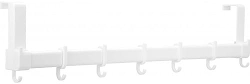 SIRO Türgarderobe Kaufungen, Schlicht, Kunststoff weiß, 590 mm x 58 mm x 136 mm, MI687-575K10V1K