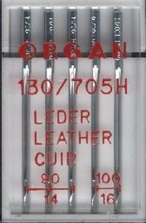ORGAN 5 lädernålar tjocklek 90–100
