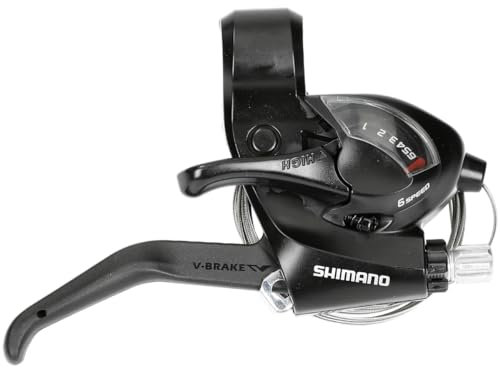 SHIMANO Unisex – Erwachsene ST-EF 41 Schalt-/Bremshebel, Schwarz, Einheitsgröße