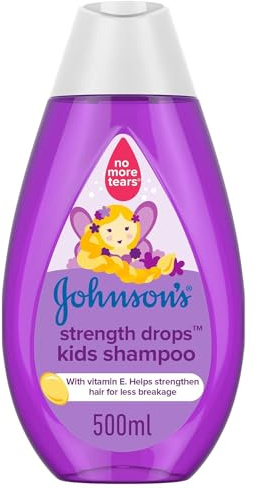 Johnson's Baby Strength Drops Shampoo per bambini, 500 ml