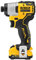 Dewalt DCF801D2-QW Akku-Schlagschr. (1/4), 12V / 2Ah, Schwarz/Gelb