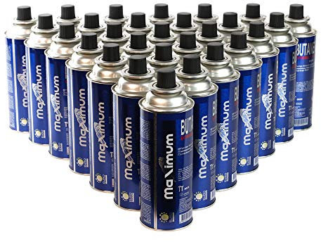 MaXimum Big Pack 36 x 227 Gramm Gas Kartuschen Butan Gas ES-01
