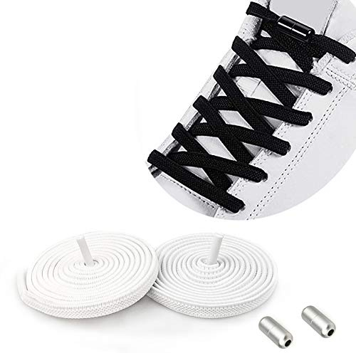 Élastiques pour Adultes et Enfants| Élastiques Sans Nœuds Cravate en Silicone| No Tie en Métal pour Toutes les Chaussures