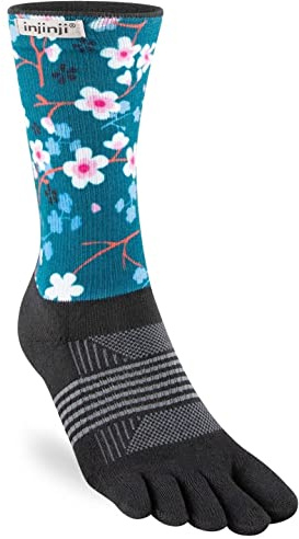 Injinji SPECTRUM WOMEN'S TRAIL MIDWEIGHT CREW BLOSSOM XS/S