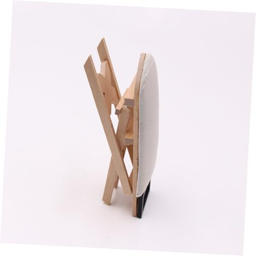 Mikikit 12 Blanche en Bois et Coton, Modèle Décoratif pour Maison de Poupée, Accessoire Mobilier Miniature Réaliste pour Décoration de Mini Maison
