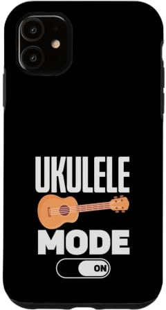 Mode ukulélé Amusant sur Lecteur d'instrument de Musique Coque pour iPhone 11