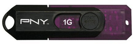 PNY Mini Attache P-FD1GB/MINI-FS - Memoria Flash USB 2.0 (1 GB)