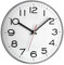 TFA Dostmann Analoge Wanduhr, 60.3017, Quarzuhr mit großen Ziffern, Küchenuhr, modern, tickend, weiß, 28cm