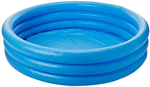 Intex 59416EP - Aufblasbares Planschbecken Crystal, 45 x 10 Zoll, blau