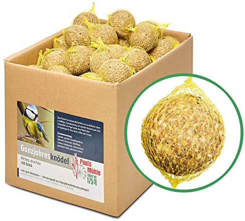 Paul´s Mühle Ganzjahresknödel mit Netz im Karton, 100 Stück