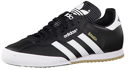 adidas Samba Super, Men’s Gymnastics Gymnastics Shoes, Black (Black/Running White Footwear), 8 UK (42 EU)