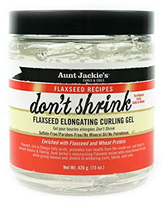 Aunt Jackie's Curls & Coils don't shrink Flaxseed Elongating Curling Gel 426g