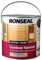 Ronseal CCODVS25L 2.5 Litre Crystal Outdoor Satin Finish Varnish - clear