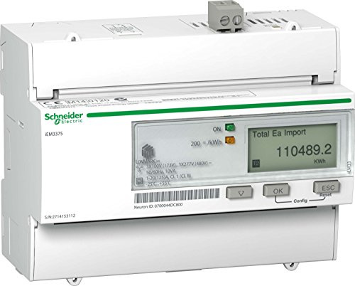 Contador KWH trifásico 125A MBUS MID