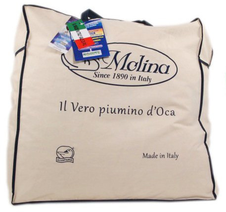Molina 100% Piumino d'oca vergine Siberiano matrimoniale MAXI KING size 250x220 PERLA 4 punti calore + Omaggio tavoletta profumo armadi by bianco casa