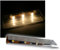 6er SET LED Glasbodenbeleuchtung 66mm warm-weiß
