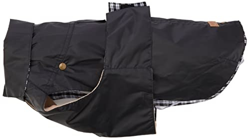 Croci Cappotto Impermeabile per Cani Montreal Nero, Cm 40, Pile Poliestere