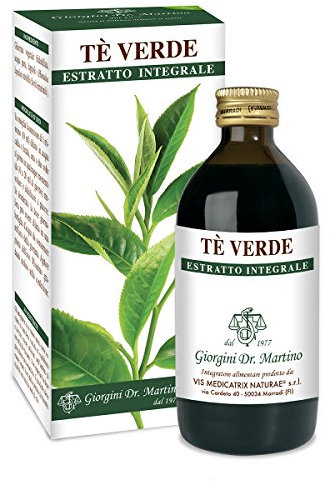 Dr Giorgini Integratore Alimentare, Tè Verde Estratto Integrale Liquido Analcoolico - 200 ml